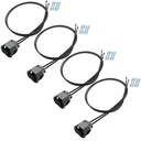 4x Stecker Reparatursatz 2,50mm²  Injektor Einspritzdüse Opel Fiat 1.9 CDTi SAAB