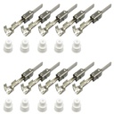 Set Kontakt Stift JPT 2,8x0,8  0,50²-1,00² Länge ca. 26,8 / Seal f. Ø 2,2-3,0mm