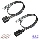 Stecker Set VW 1J0973803 / 1J0973703 Reparatursatz 3-pol Kabelsatz Stift/Buchse