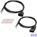 Stecker Set VW 1K0973804 / 1J0973704 Reparatursatz 4-pol Kabelsatz Stift/Buchse