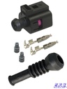 Stecker Reparatursatz 2-pol. Buchse passt zu VW 1J0973702, Tülle 6N0906102 ABS
