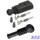 Stecker Reparatursatz 2-pol. Stift passt zu VW 1J0973802, Tülle 6N0906102 ABS