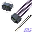 Reparatursatz Kabelsatz Stecker 8-polig passt zu VW 4F0972708 z.B. Radarsensor