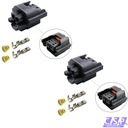 2x Stecker 2-pol. H8 H11 Nebelscheinwerfer NSW 3D0941165A passt zu VW AUDI SEAT