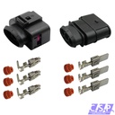 Reparaturset 3-polig Stecker 1J0973753 / 6Q0973853 passt zu VW, AUDI, SKODA