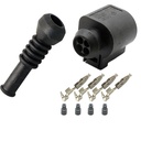 Stecker 4-polig Reparatursatz Schutzkappe 4B0973712 passt zu VW Skoda Seat Audi