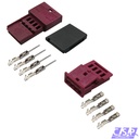 Reparatur Set Stecker 4-polig MQS Stift   Buchse Gehäuse 8377240.9 u. 1387175