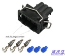 Reparatursatz JPT Stecker 3-polig 1,0² Buchse 357972753 357 972 753 kompatibel mit VW