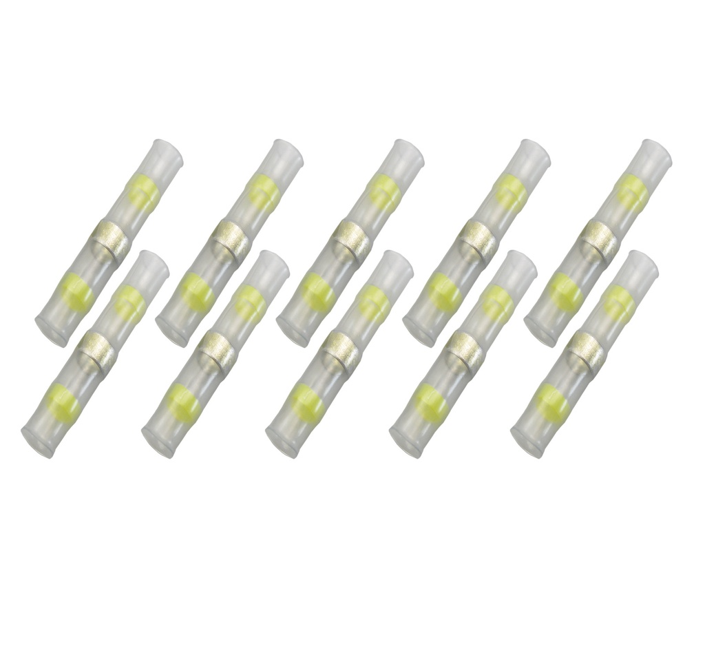 [33-0789-010] 10x Lötverbinder 4,00 - 6,00²  gelb Kleber Schrumpfverbinder Quetschverbinder
