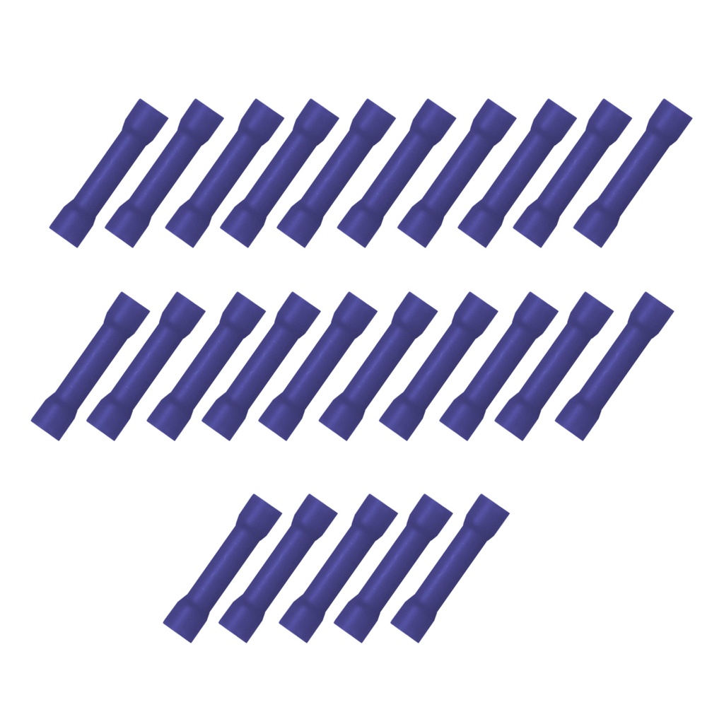 [33-0784-025] 25x Stoßverbinder 1,50 - 2,50²  blau Quetschverbinder Kabelverbinder Elektrik