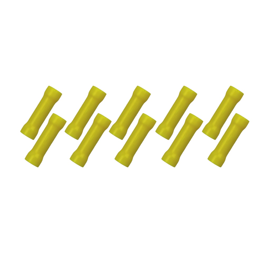 [33-0785-010] 10x Stoßverbinder 4,00 - 6,00²  gelb Quetschverbinder Kabelverbinder Elektrik