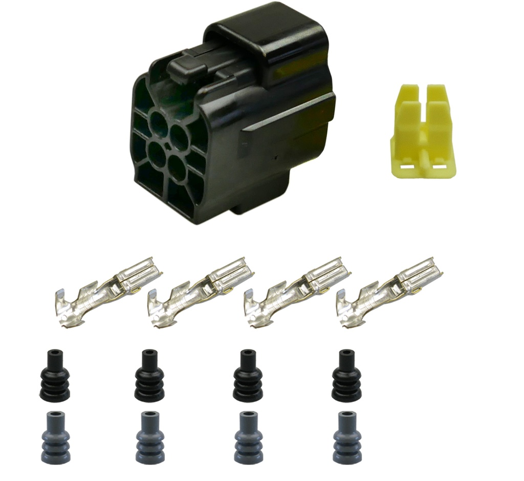 [33-1076] Econoseal 070 J Mark II Serie Buchsengehäuse 4-pol. LKW AUTO Motorrad Industrie