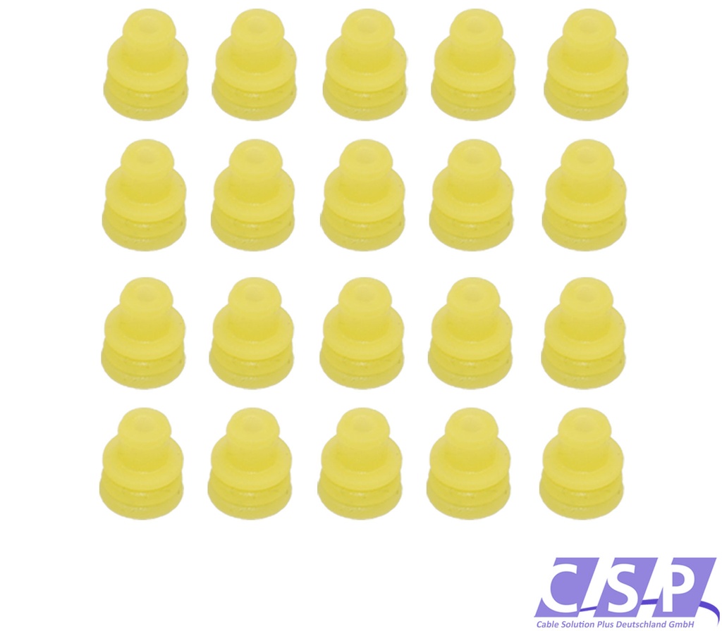 [33-0157-SEAL-20-GE] 20x AMP Superseal Dichtung Seal Tülle 1,70mm-2,40mm KFZ, LKW, Boot, Motorrad