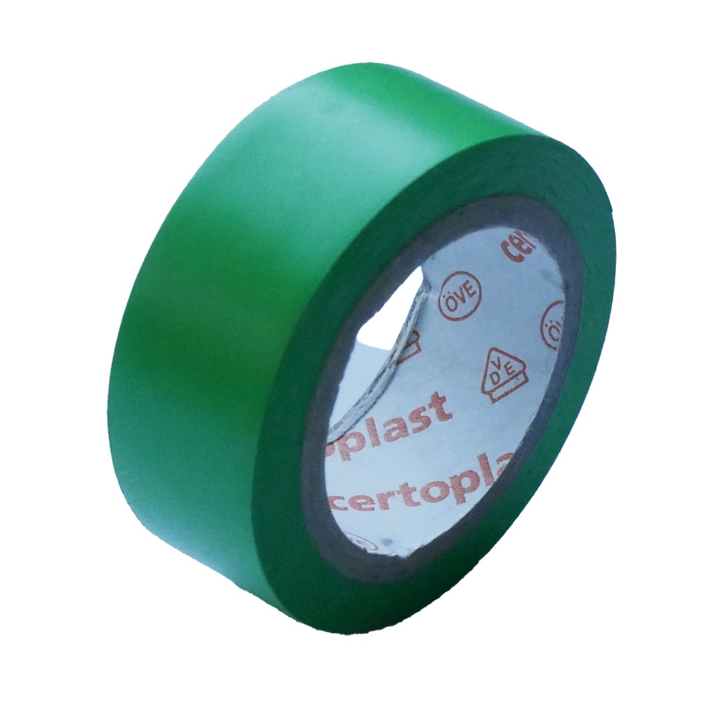 [33-1089-gn] Isolierband grün 4,5m x 15mm Klebeband Tape PVC VDE Elektrik Industrie KFZ