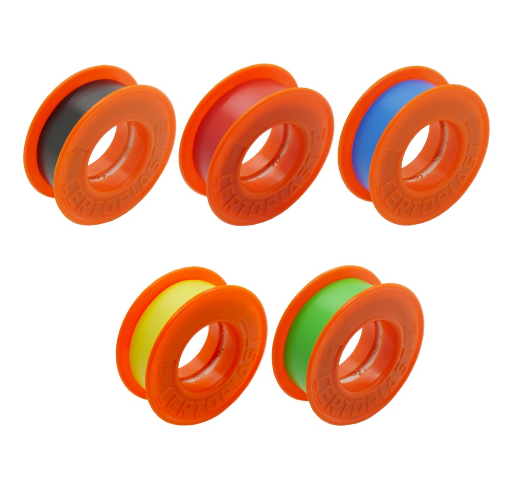 [33-1099-m5] Isolierband 4,5mx15mm Set schwarz rot blau gelb grün Klebeband Tape PVC VDE Elektrik