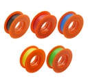 Isolierband 4,5mx15mm Set schwarz rot blau gelb grün Klebeband Tape PVC VDE Elektrik
