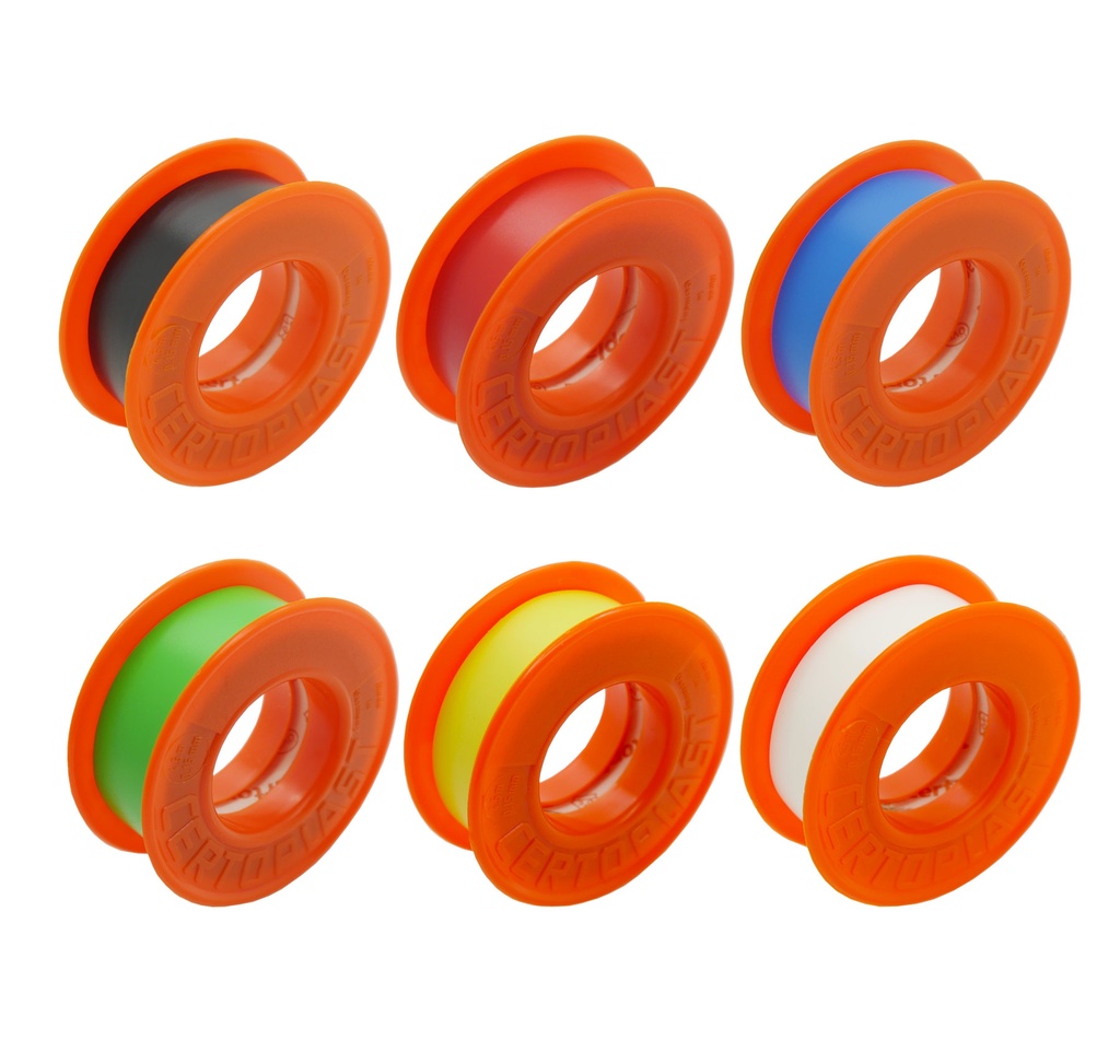 [33-1099-m6] Isolierband 4,5mx15mm Set schwarz rot blau gelb grün weiß Klebeband Tape PVC VDE Elektrik