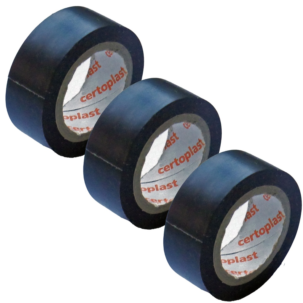 [33-1090-3-sw] 3x Isolierband schwarz 4,5m x 15mm Klebeband Tape PVC VDE Elektrik Industrie KFZ