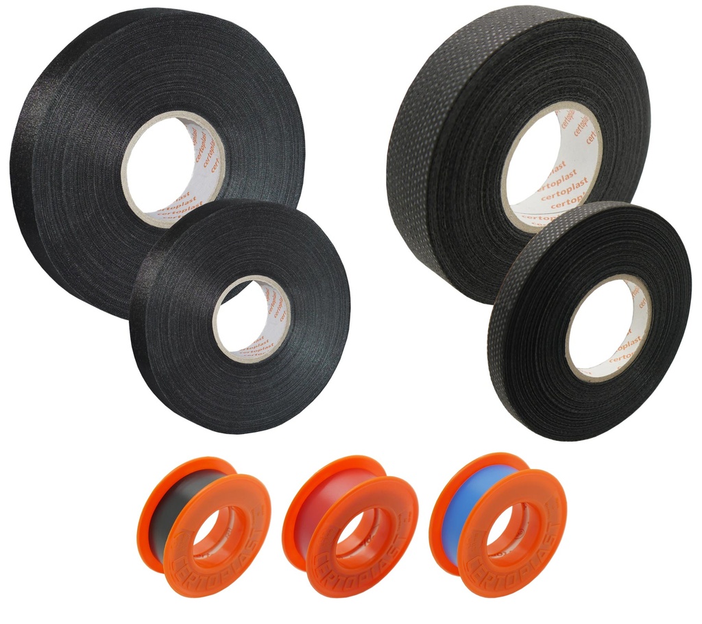 [33-0146-set] Set Tape Klebebänder Gewebeband Vlies KFZ Elektrik Industrie
