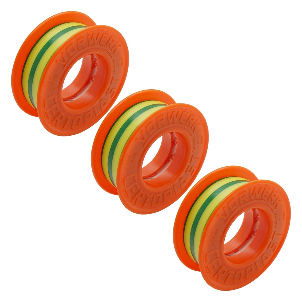 [33-1090-3-gn-ge] 3x Isolierband grün-gelb 4,5m x 15mm Klebeband Tape PVC VDE Elektrik Industrie KFZ