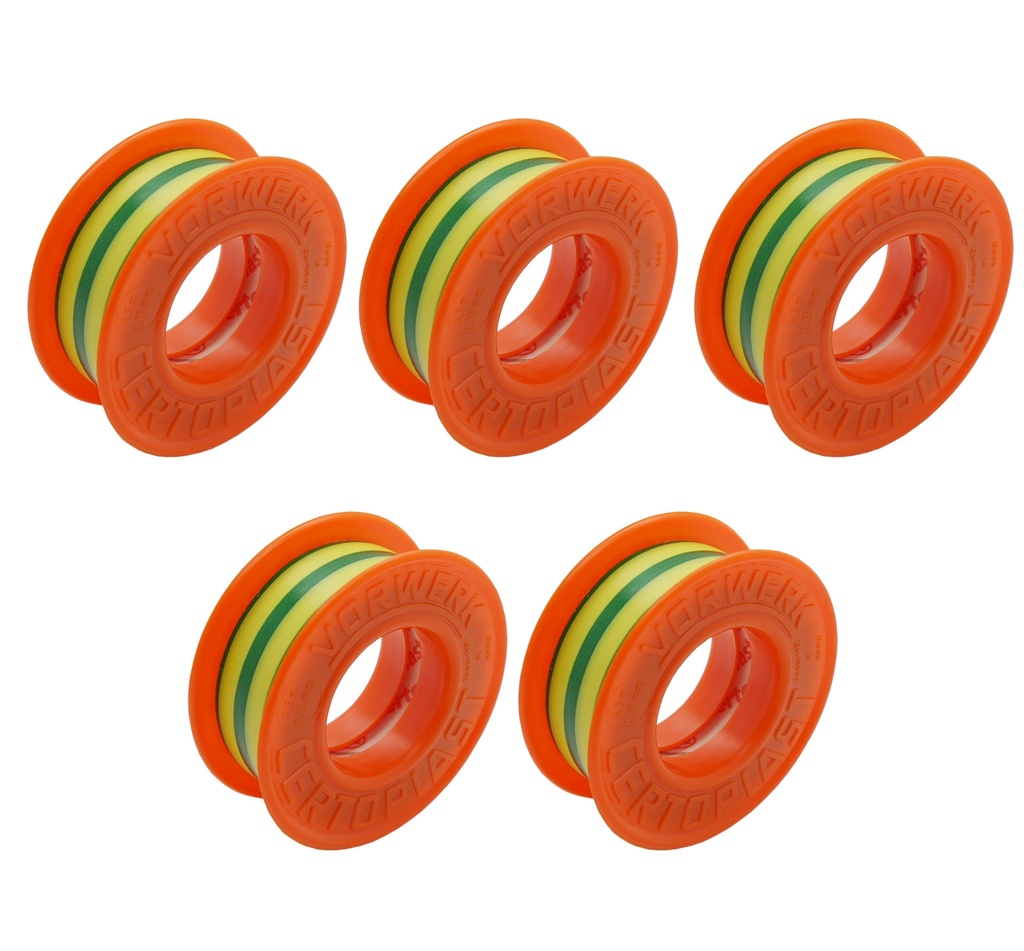 [33-1091-5-gn-ge] 5x Isolierband grün-gelb 4,5m x 15mm Klebeband Tape PVC VDE Elektrik Industrie KFZ