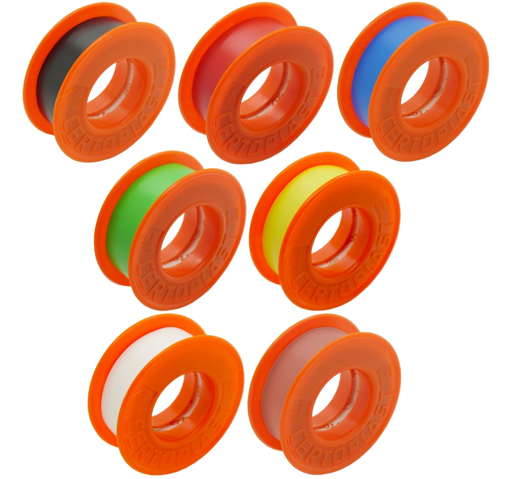 [33-1099-m7] Isolierband 4,5mx15mm Set aus 7 Farben sw rt bl ge gn ws br Klebeband Tape PVC VDE Elektrik