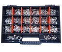 Set Flachsteckhülsen / Flachstecker 2,8x0,8 / 4,8x0,8 / 6,3x0,8 n. DIN 470 Teile
