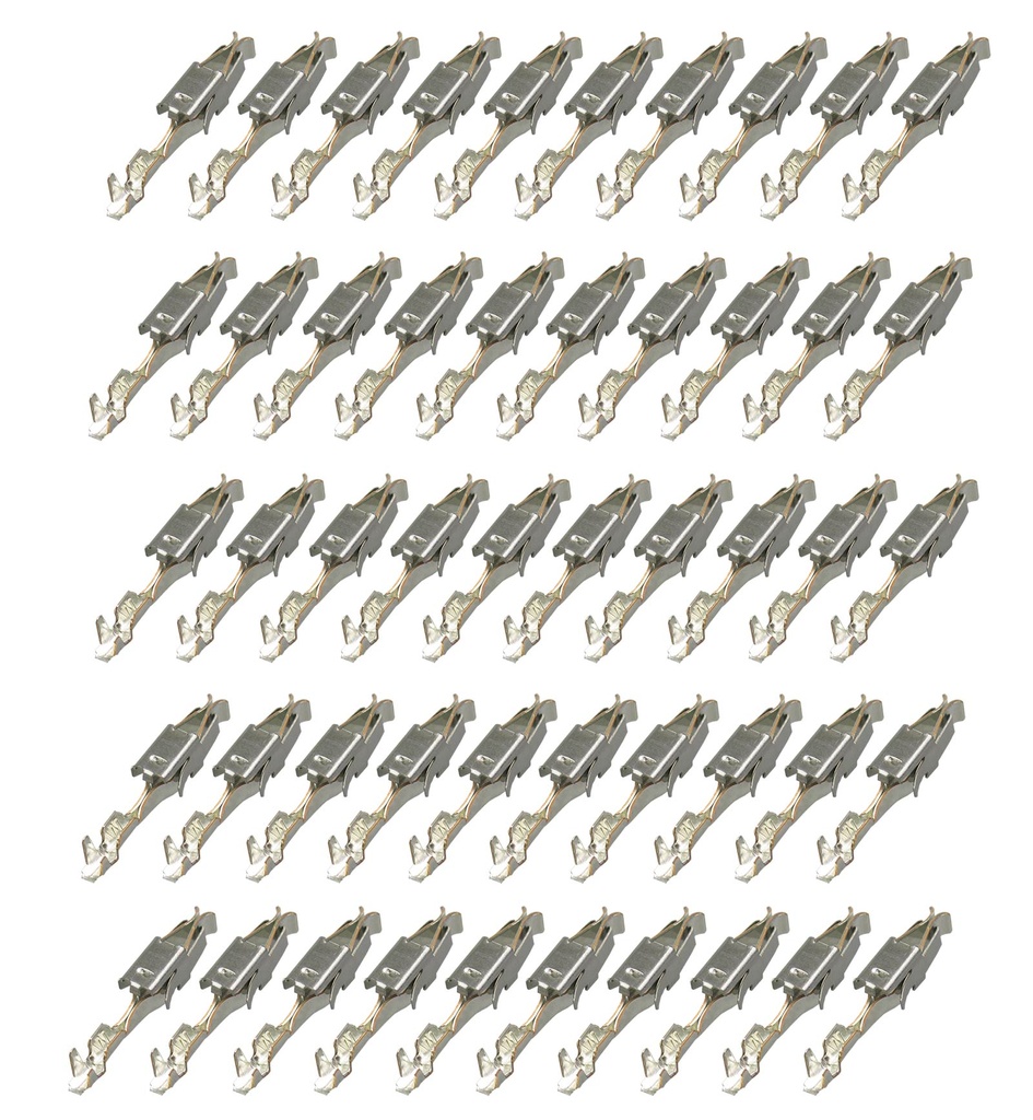 [33-0244-50] 50x JPT Junior Power Timer  AMP Buchsenkontakt 0,20²-0,50² VW N 904 237.01 AUDI
