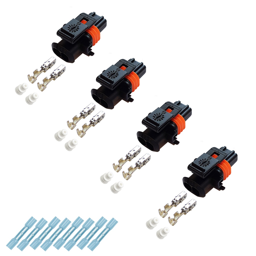 [33-1131] 4x Reparatursatz Stecker Einspritzdüsen Citroen Fiat Peugeot Renault Commonrail