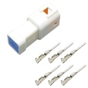 JWPF Stecker Stift 6-polig gedichtet IP67  Steckverbinder JST 06T-JWPF-VSLE-D mit passenden Crimp Kontakten