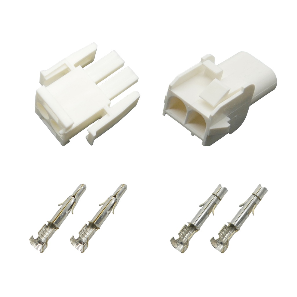 [33-1305] Stecker Set Steckverbinder Universal Mate N Lok 2-polig incl. Kontakten