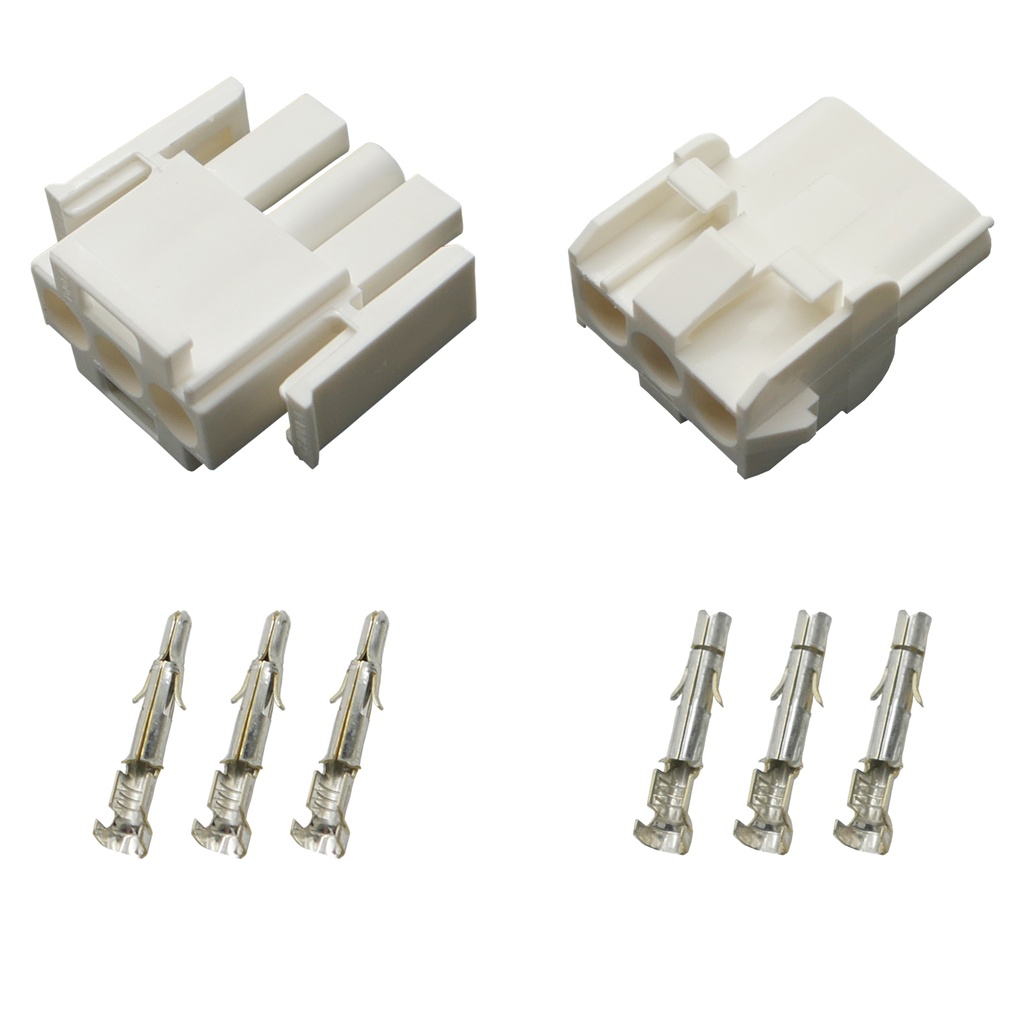 [33-1306] Stecker Set Steckverbinder Universal Mate N Lok 3-polig incl. Kontakten
