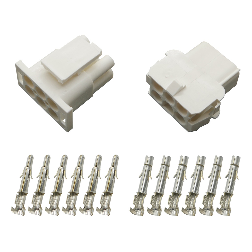 [33-1309] Stecker Set Steckverbinder Universal Mate N Lok 6-polig incl. Kontakten