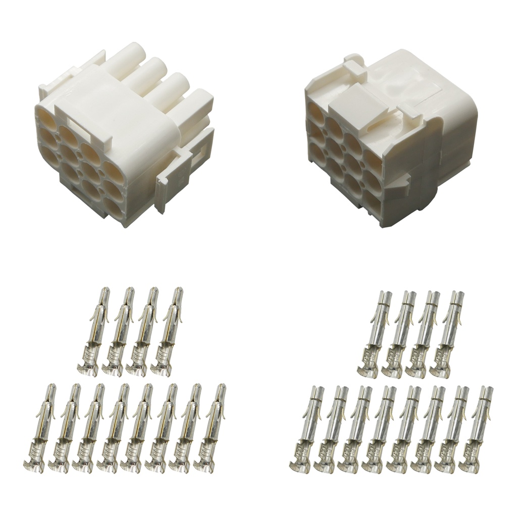[33-1343] Stecker Set Steckverbinder Universal Mate N Lok 12-polig incl. Kontakten