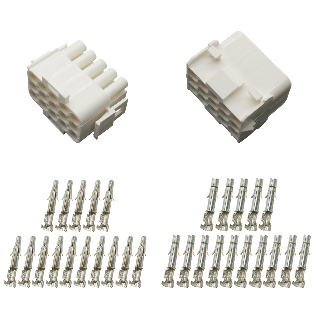 [33-1361] Stecker Set Steckverbinder Universal Mate N Lok 15-polig incl. Kontakten