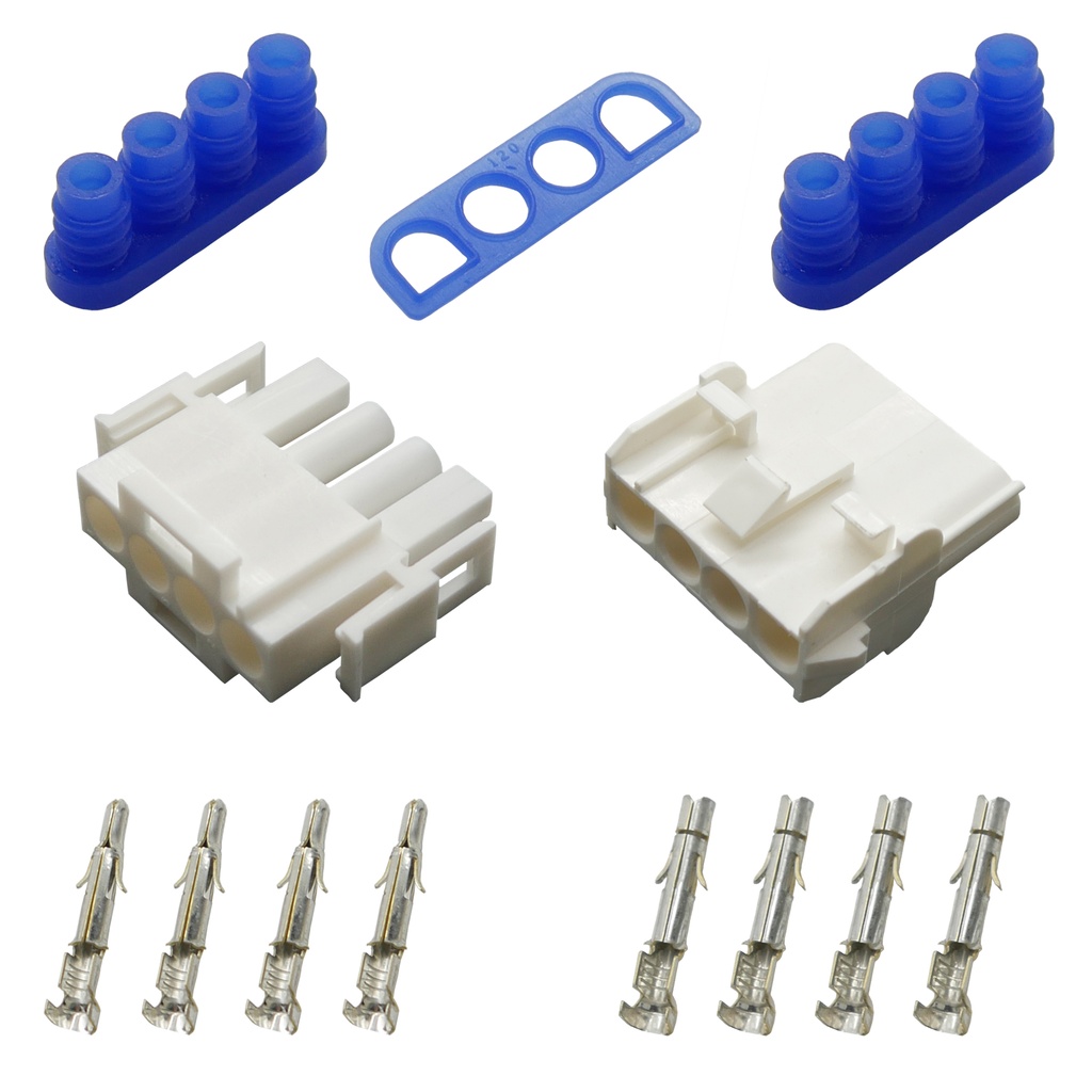 [33-1360] Stecker Set Steckverbinder gedichtet Universal Mate N Lok 4-polig und Kontakte