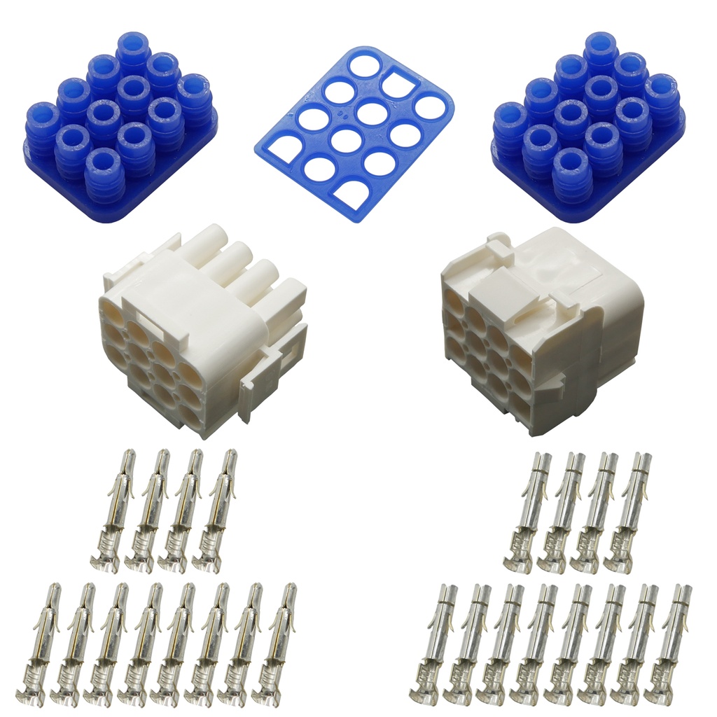 [33-1364] Stecker Set Steckverbinder gedichtet Universal Mate N Lok 12-polig und Kontakte