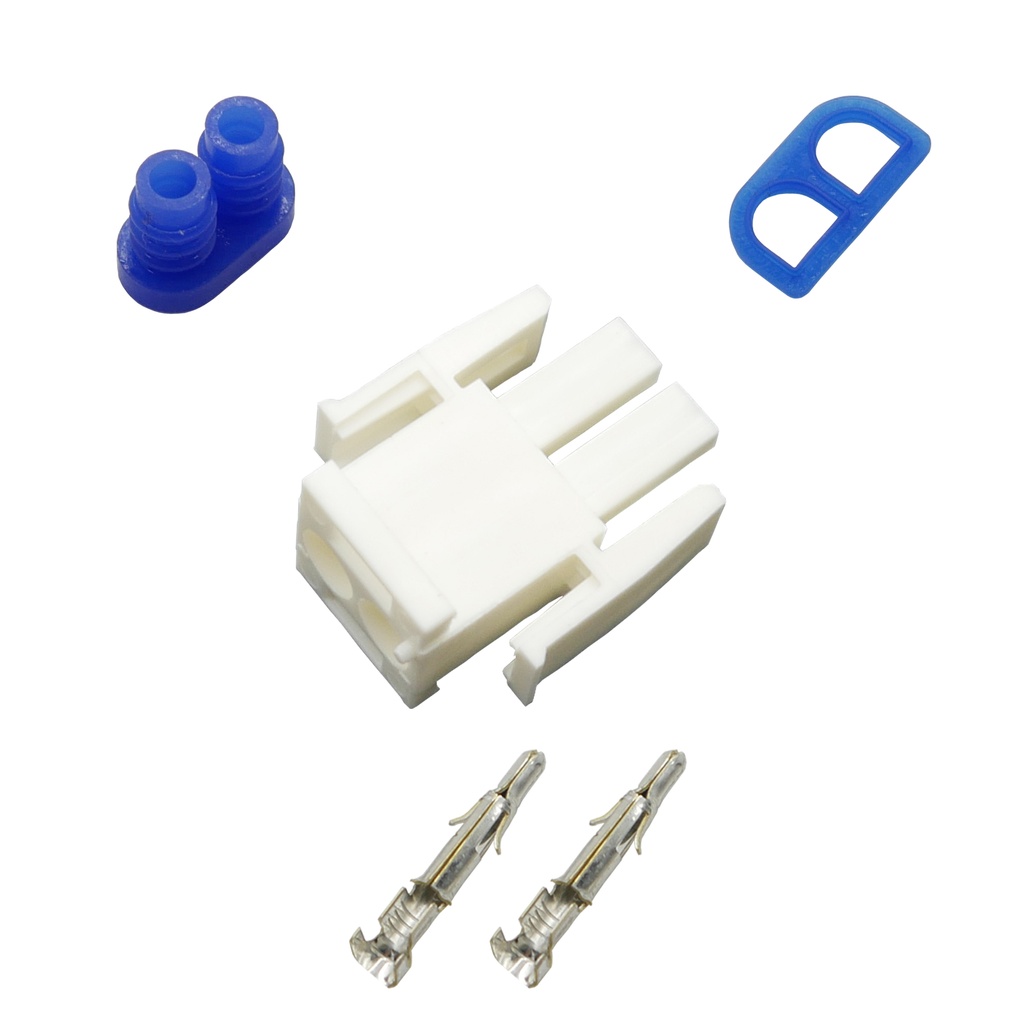 [33-1310] Stecker Stiftgehäuse gedichtet Universal Mate N Lok 2-polig incl. Kontakten