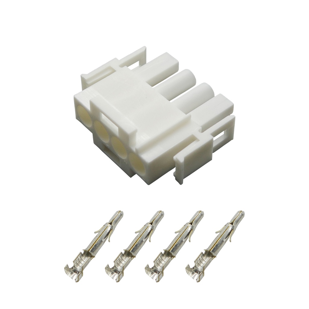 [33-1317] Stecker Stiftgehäuse Universal Mate N Lok 4-polig incl. Kontakten