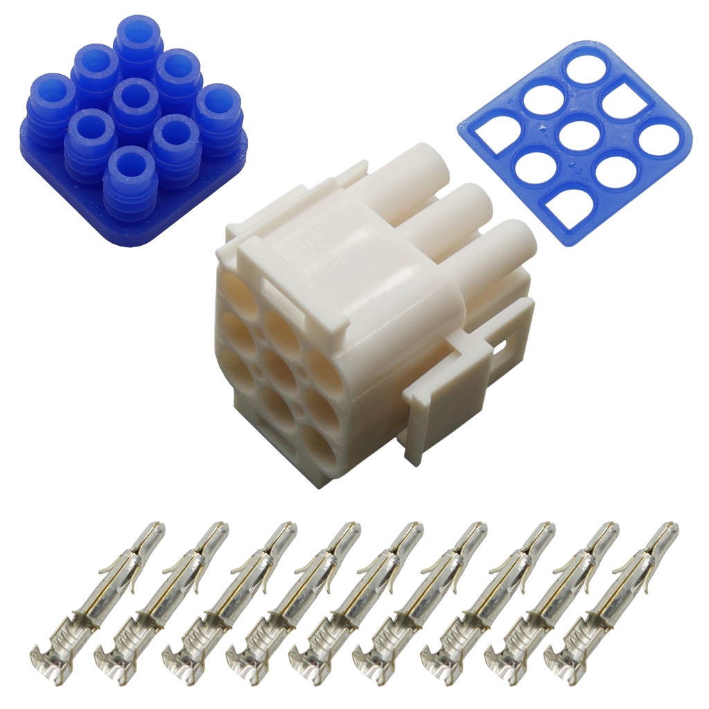 [33-1325] Stecker Stiftgehäuse gedichtet Universal Mate N Lok 9-polig incl. Kontakten