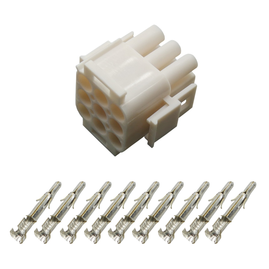 [33-1326] Stecker Stiftgehäuse Universal Mate N Lok 9-polig incl. Kontakten