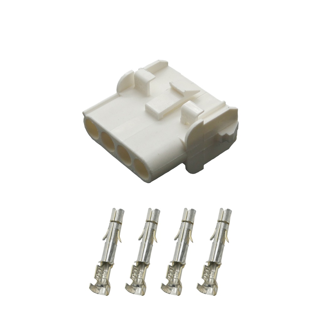 [33-1341] Stecker Buchsengehäuse Universal Mate N Lok 4-polig incl. Kontakten