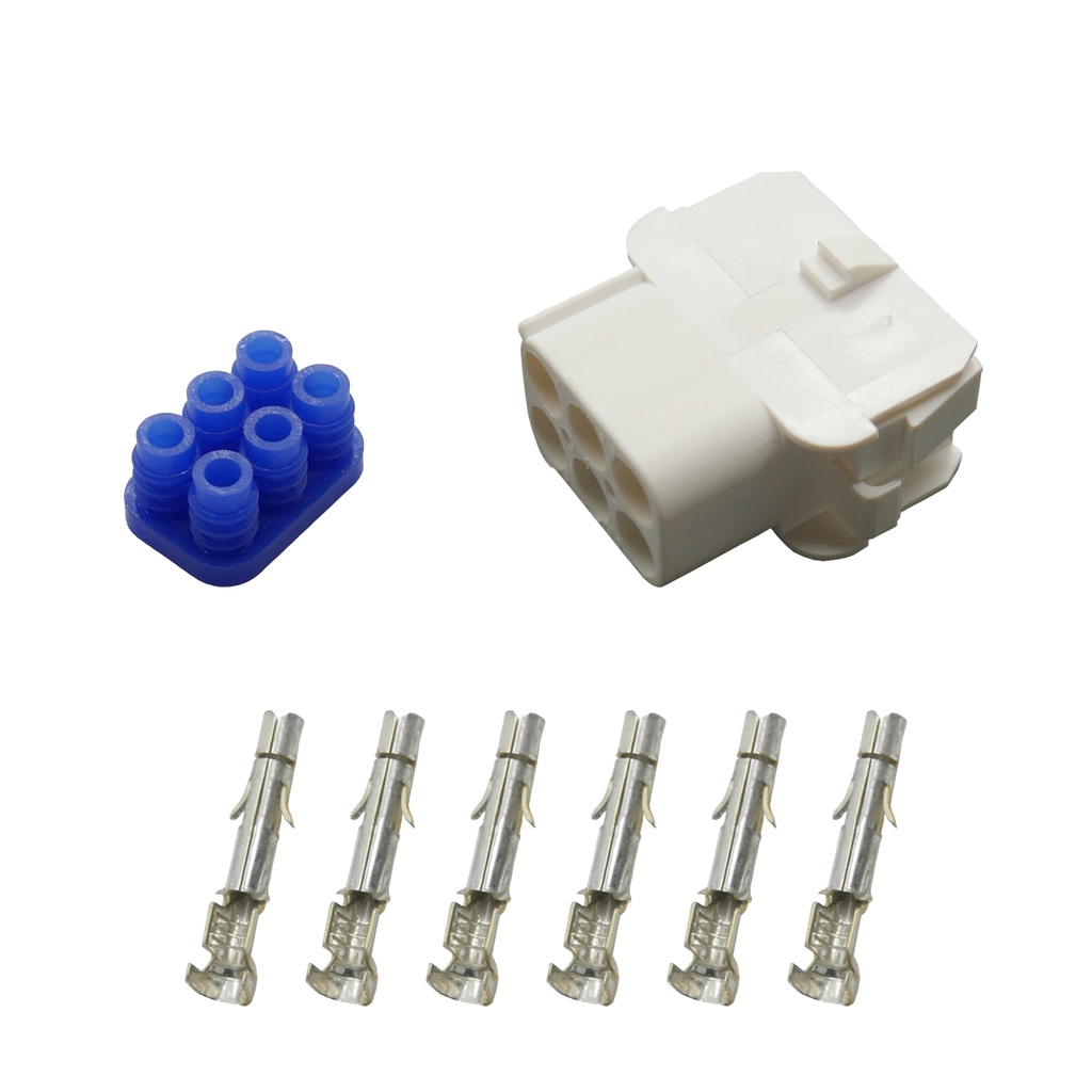 [33-1346] Stecker Buchsengehäuse gedichtet Universal Mate N Lok 6-polig incl. Kontakten