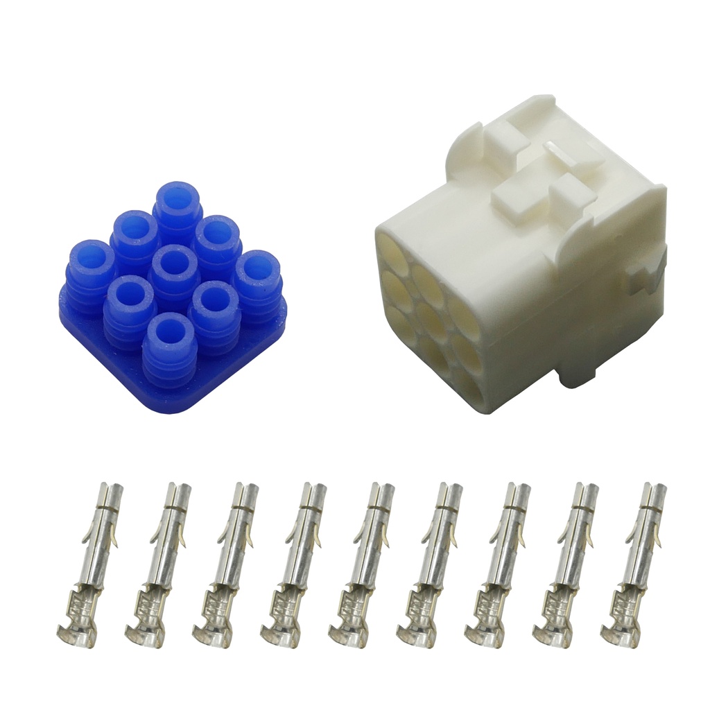 [33-1349] Stecker Buchsengehäuse gedichtet Universal Mate N Lok 9-polig incl. Kontakten