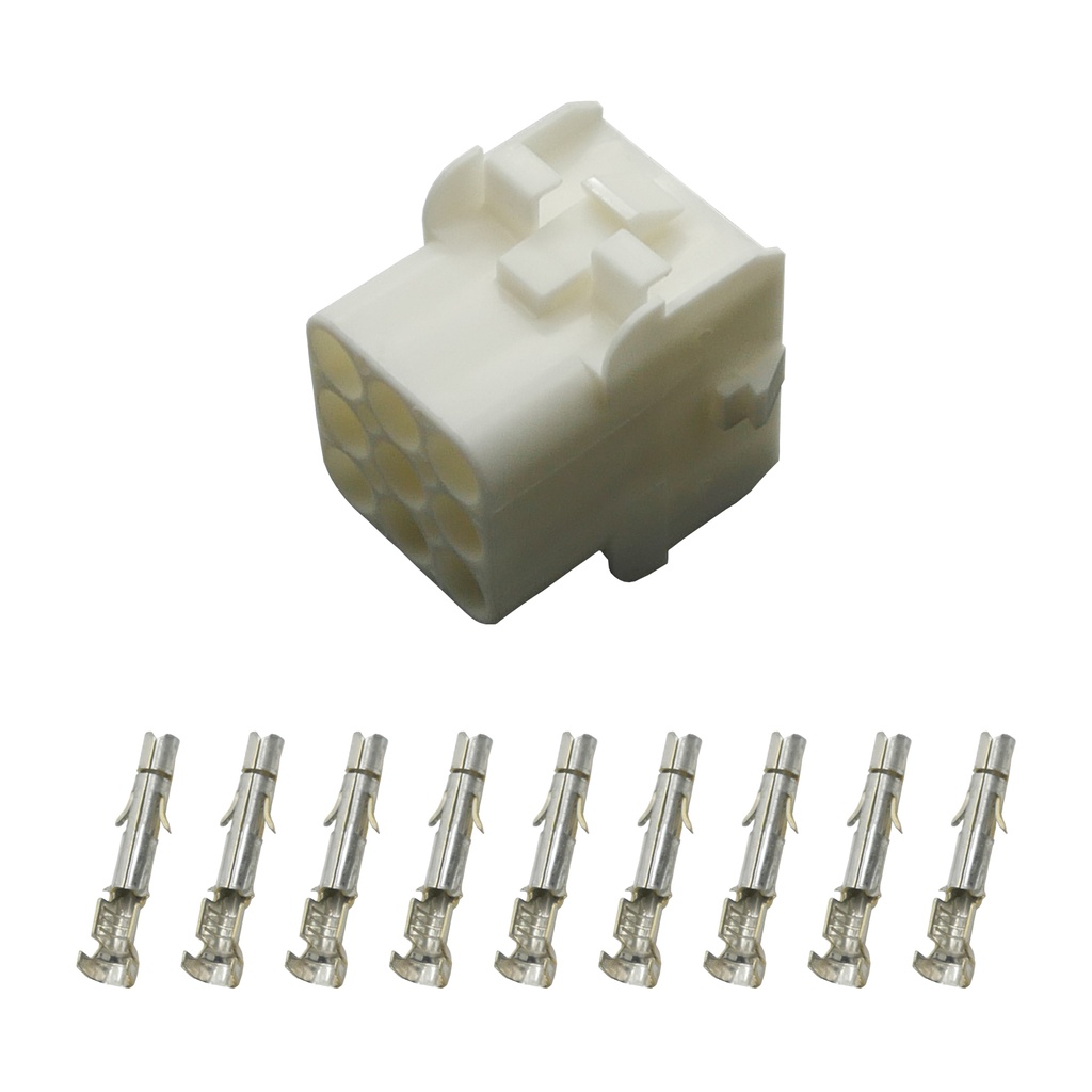 [33-1350] Stecker Buchsengehäuse Universal Mate N Lok 9-polig incl. Kontakten
