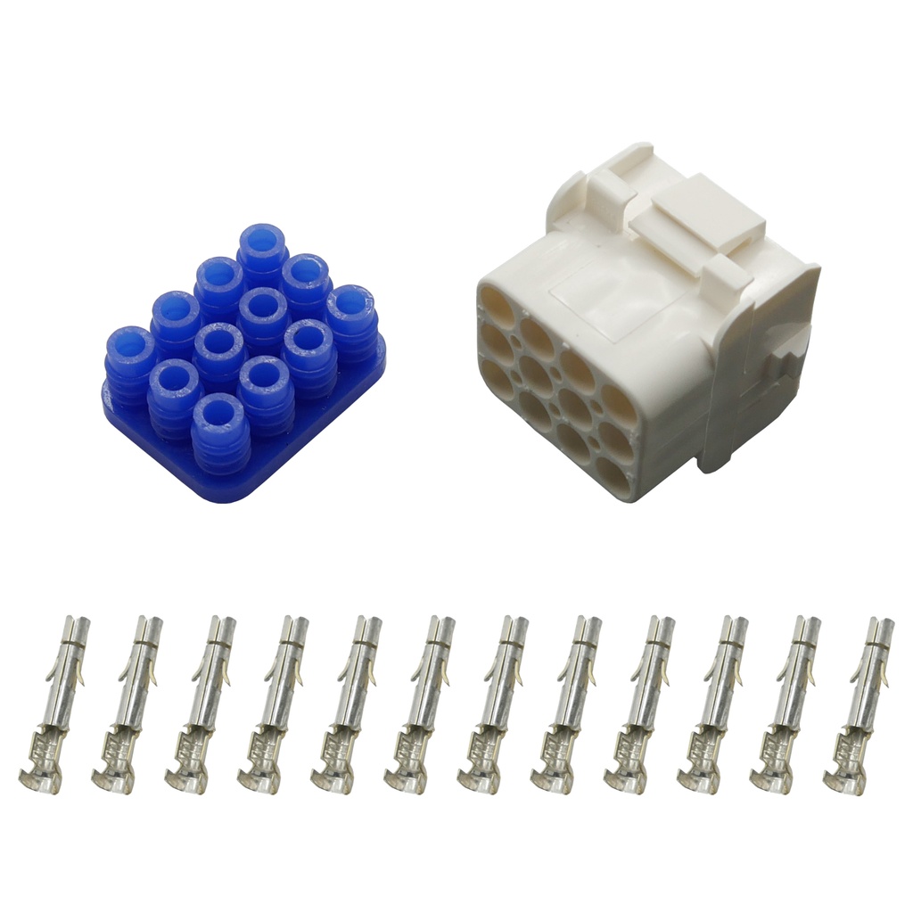 [33-1352] Stecker Buchsengehäuse gedichtet Universal Mate N Lok 12-polig incl. Kontakten