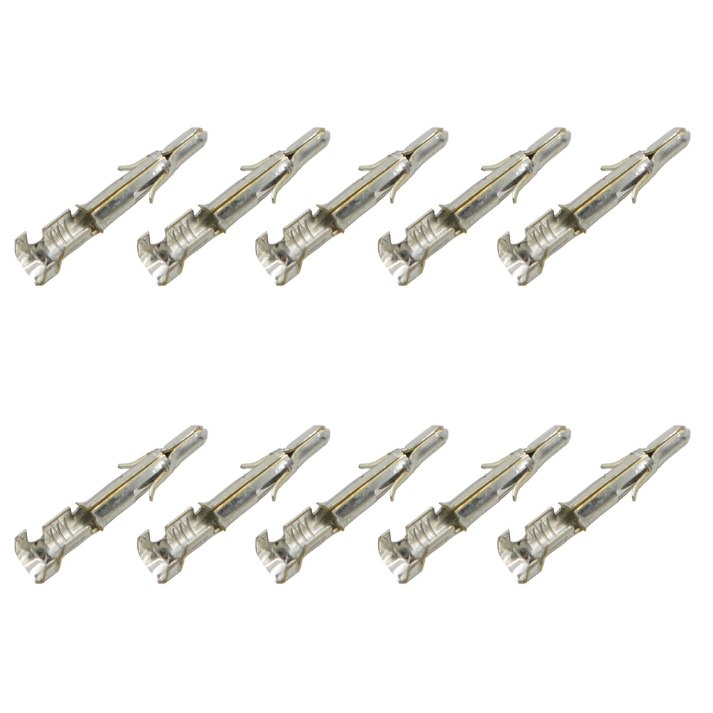 [33-1382] Universal MATE-N-LOK Stiftkontakte 0,50mm² - 2,10mm² 10 Stück