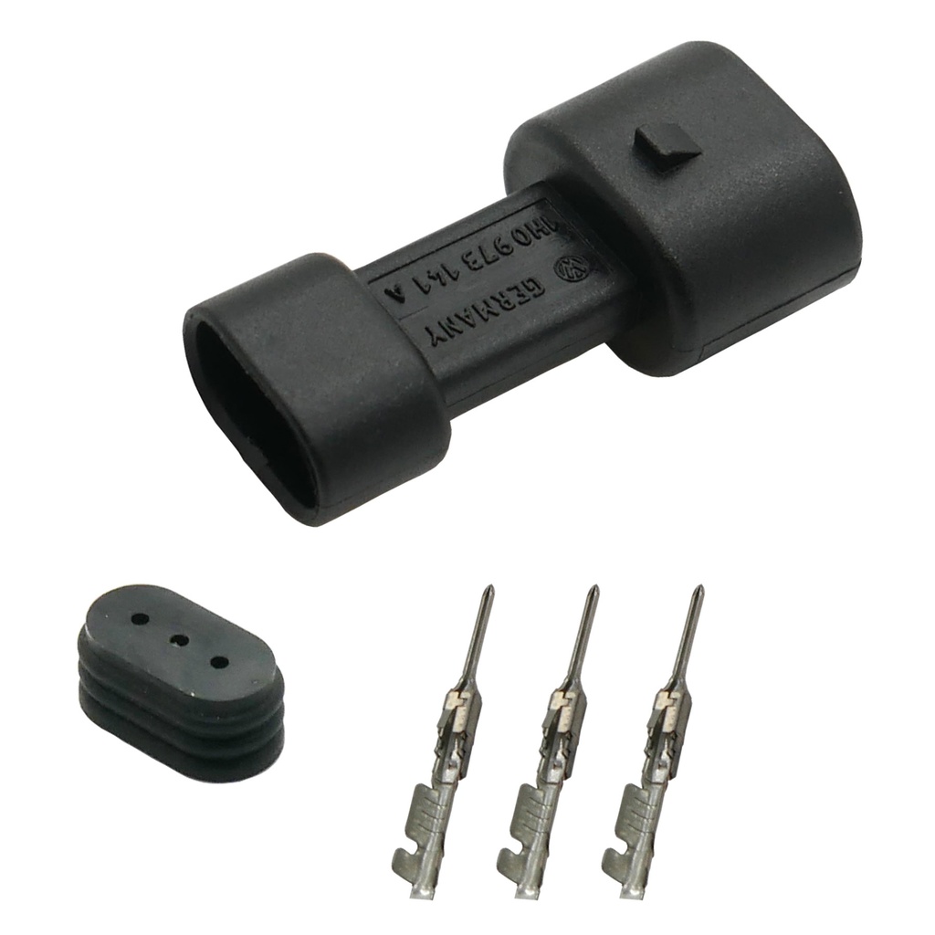 [33-1407] Reparatursatz Stecker Gehäuse Set 3-polig VW AUDI 1H0973141 A 1H0 973 141 A