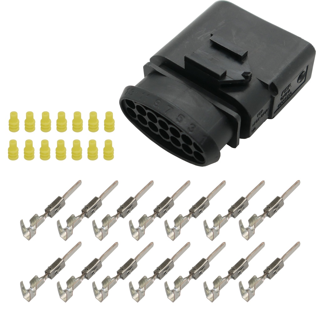 [33-1416] Reparatursatz Stecker Gehäuse Set 14-pol VW AUDI 6X0 973 817  6X0973817 Neutral