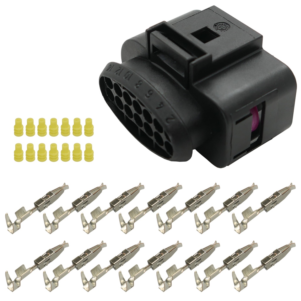 [33-1417] Reparatursatz Stecker Gehäuse Set 14-pol VW AUDI 6X0 973 717  6X0973717 Neutral